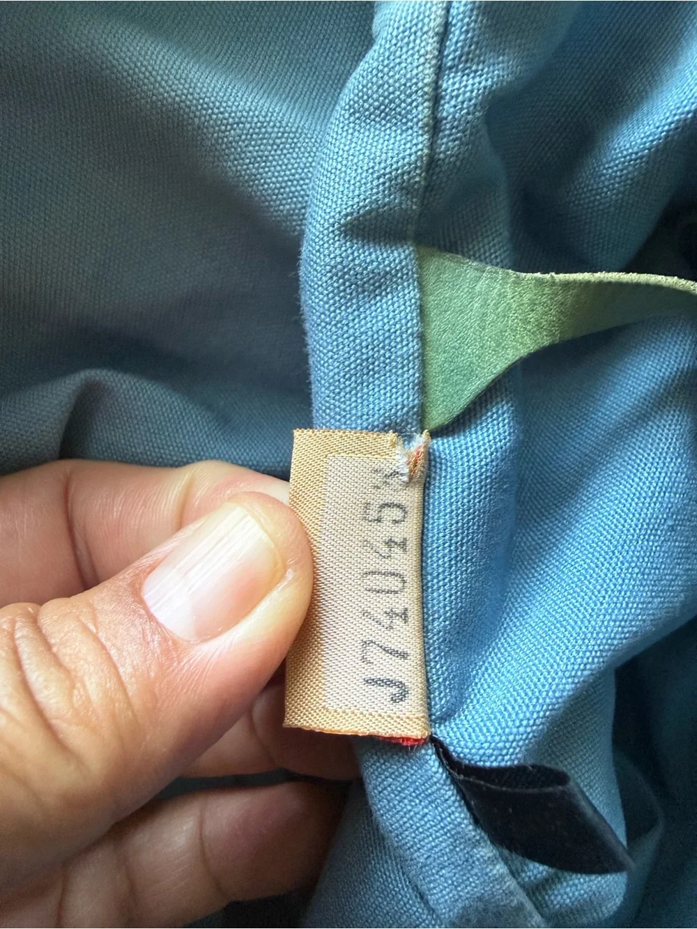 Y2K Dooney & Bourke Cream and Mint Canvas Logo Satchel